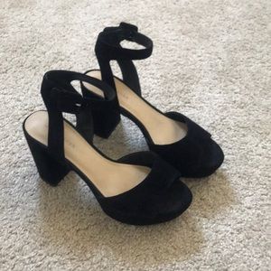 Marc Fisher black platform heels